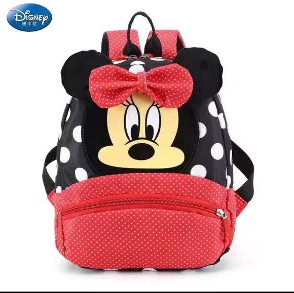 Disney Other - New Disney Minnie Mouse Red and Black Backpack #921